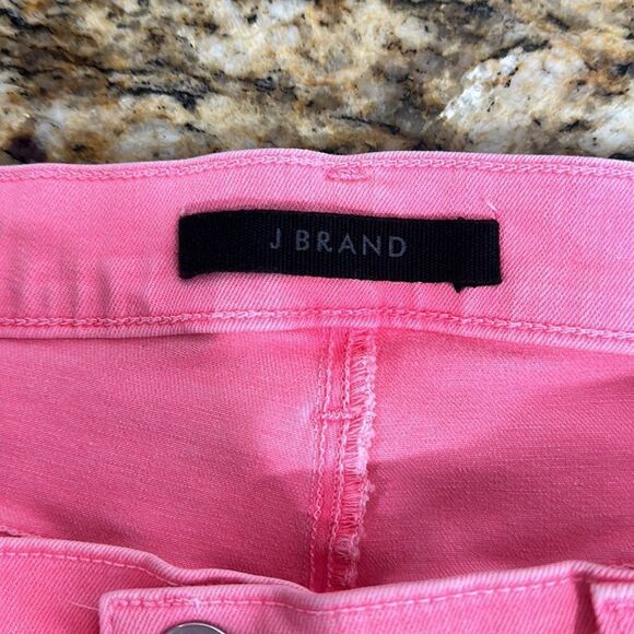 J Brand Pink High Rise Skinny Leg Jeans Size 32 - Picture 3 of 9